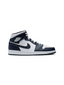 Air Jordan 1 Mid Blanc Métallisé Or Obsidienne