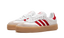 Adidas Sambae White Better Scarlet Gum