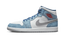 Air Jordan 1 Mid Français Bleu Fire Rouge (GS)