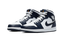 Air Jordan 1 Mid Blanc Métallisé Or Obsidienne