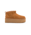 UGG Classic Ultra Mini Plateau-Schuhe in Kastanienbraun