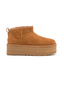 UGG Classic Ultra Mini Plateau-Schuhe in Kastanienbraun