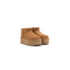 UGG Classic Ultra Mini Plateau-Schuhe in Kastanienbraun
